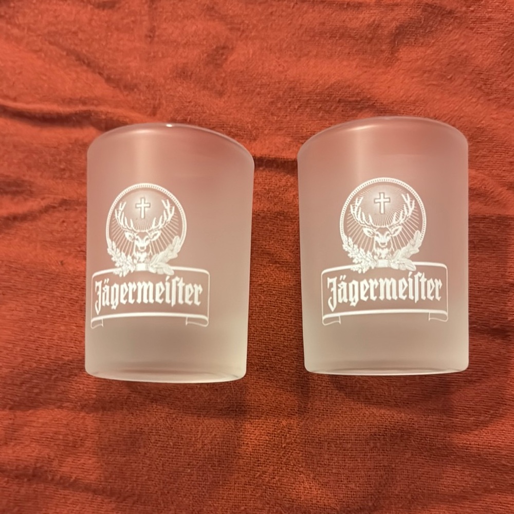 Jägermeister Frosted Shot Glasses